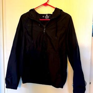 Black Volcom Windbreaker